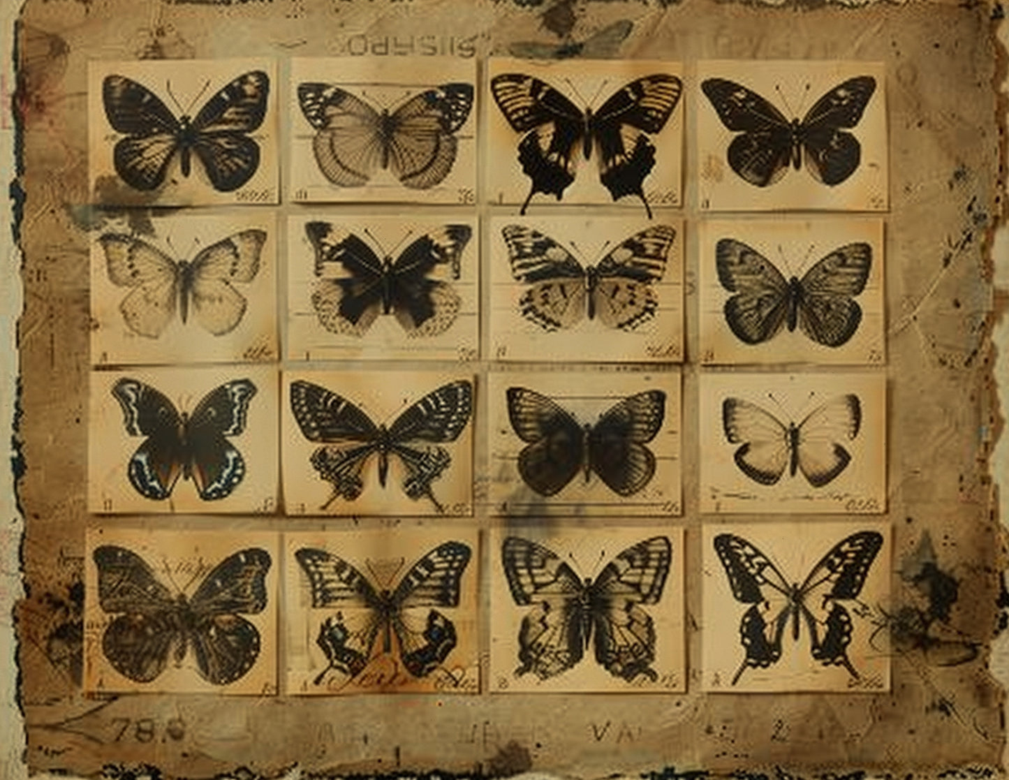 Naturalist Butterflies Paper Collection