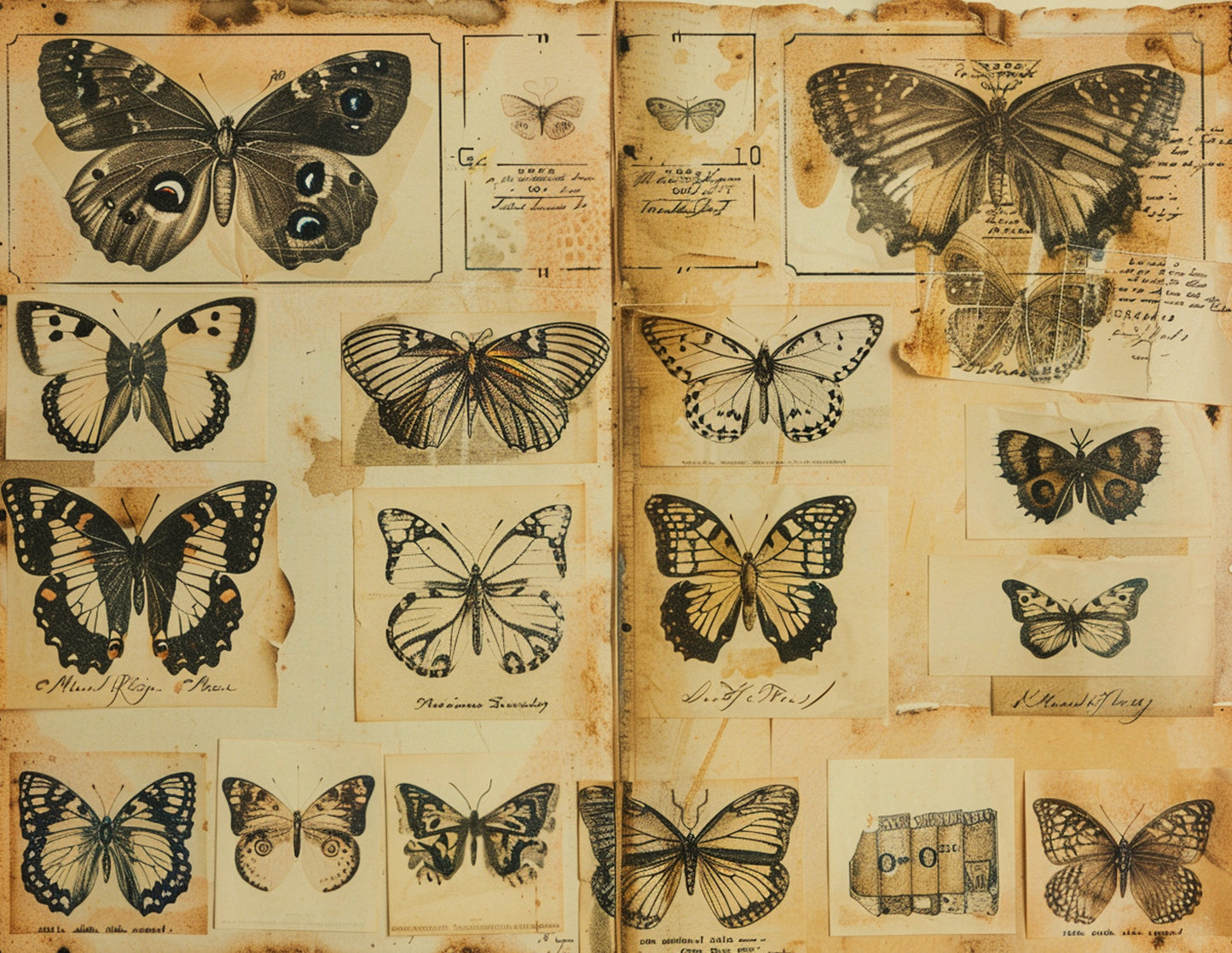 Naturalist Butterflies Paper Collection