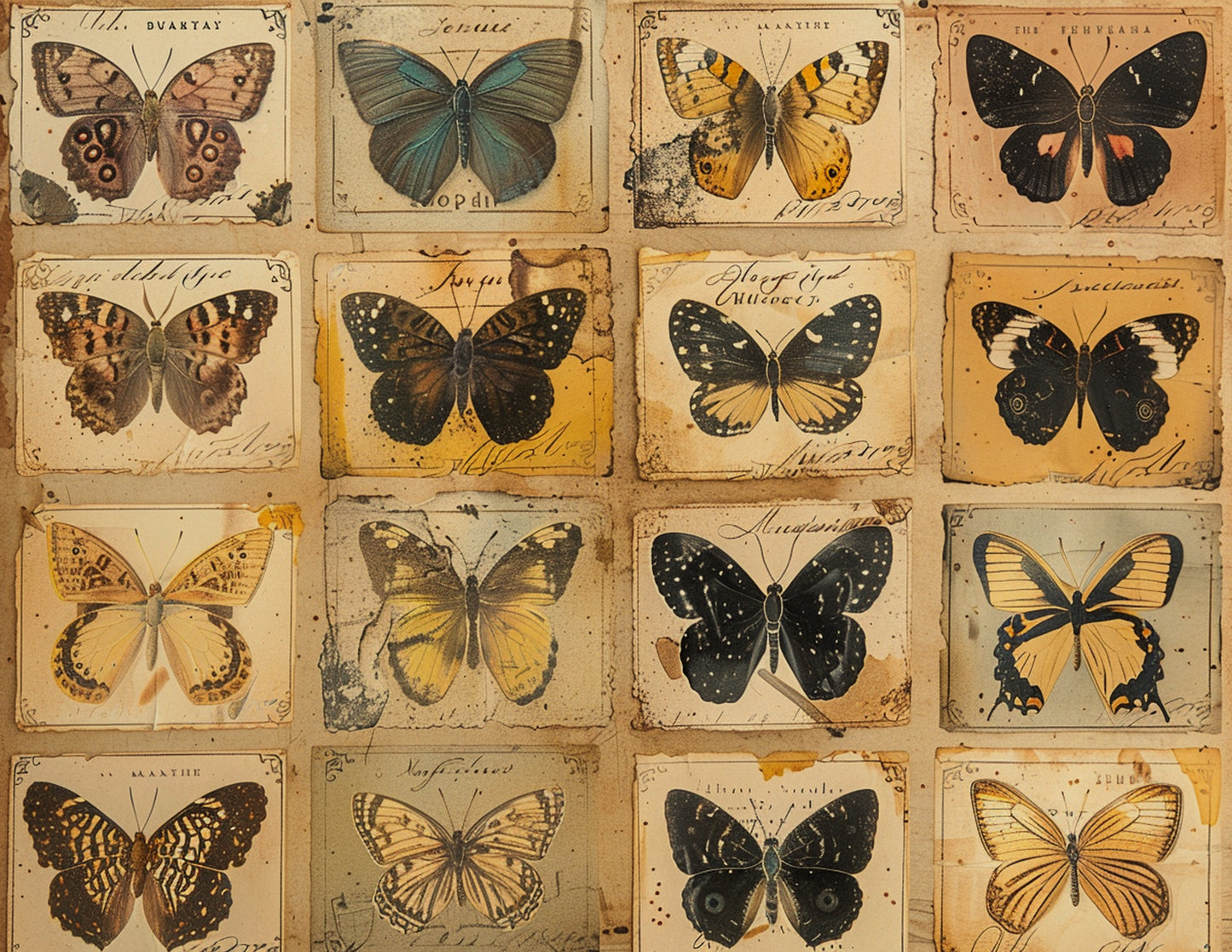 Naturalist Butterflies Paper Collection