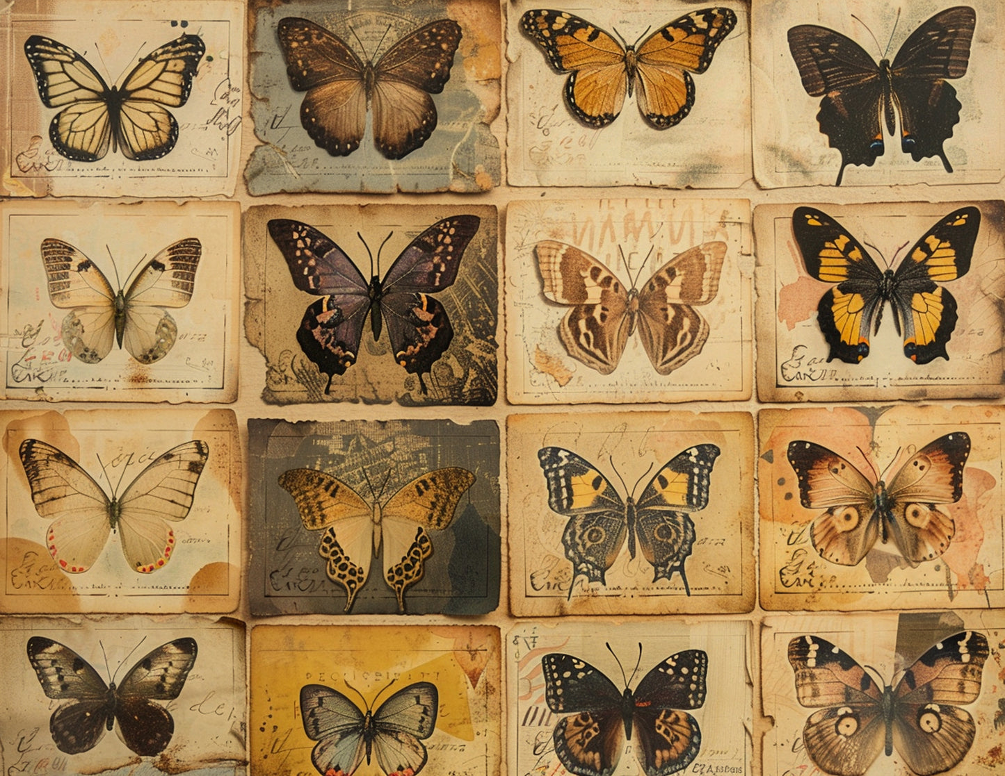 Naturalist Butterflies Paper Collection