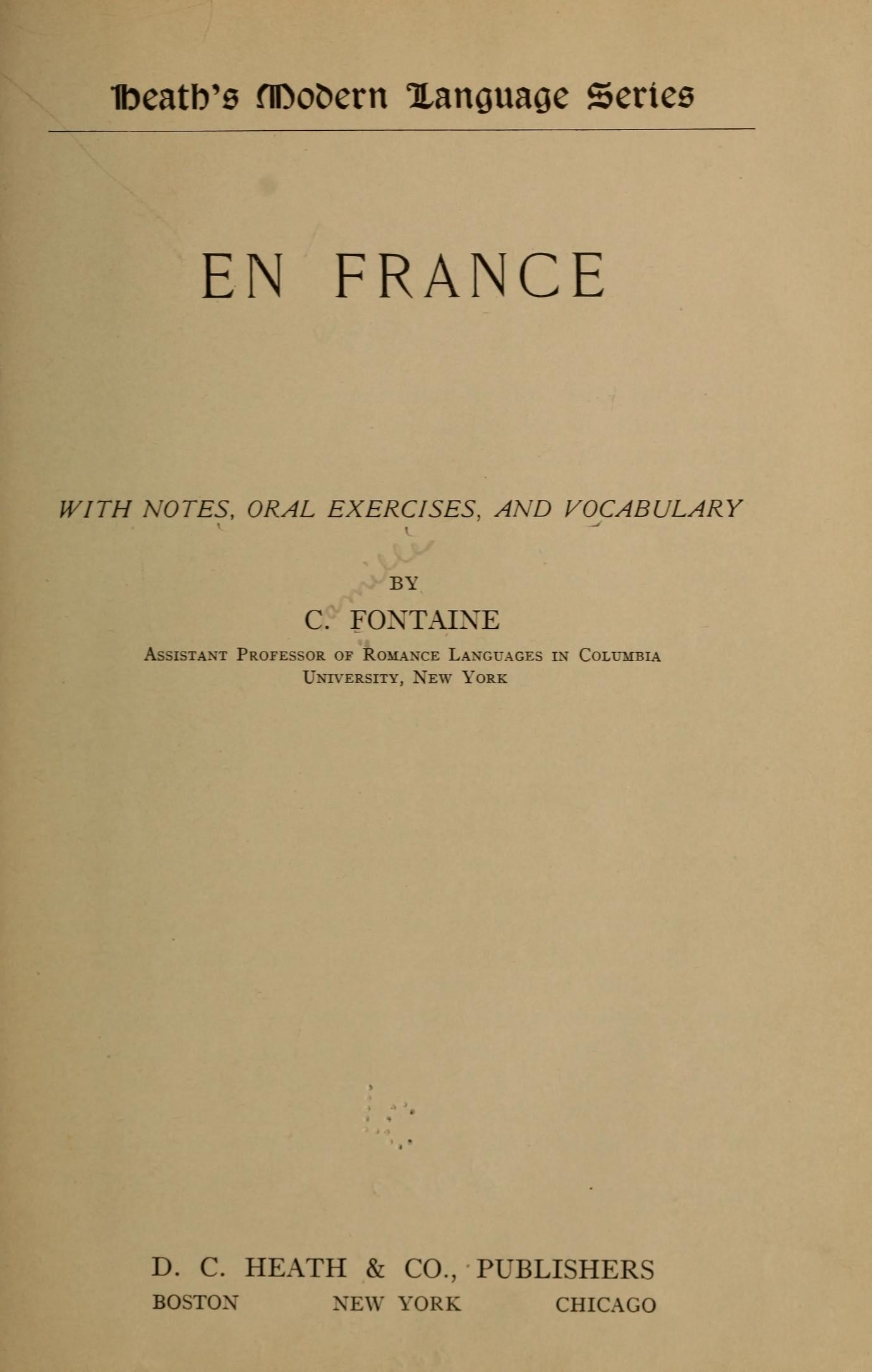 En France 1915