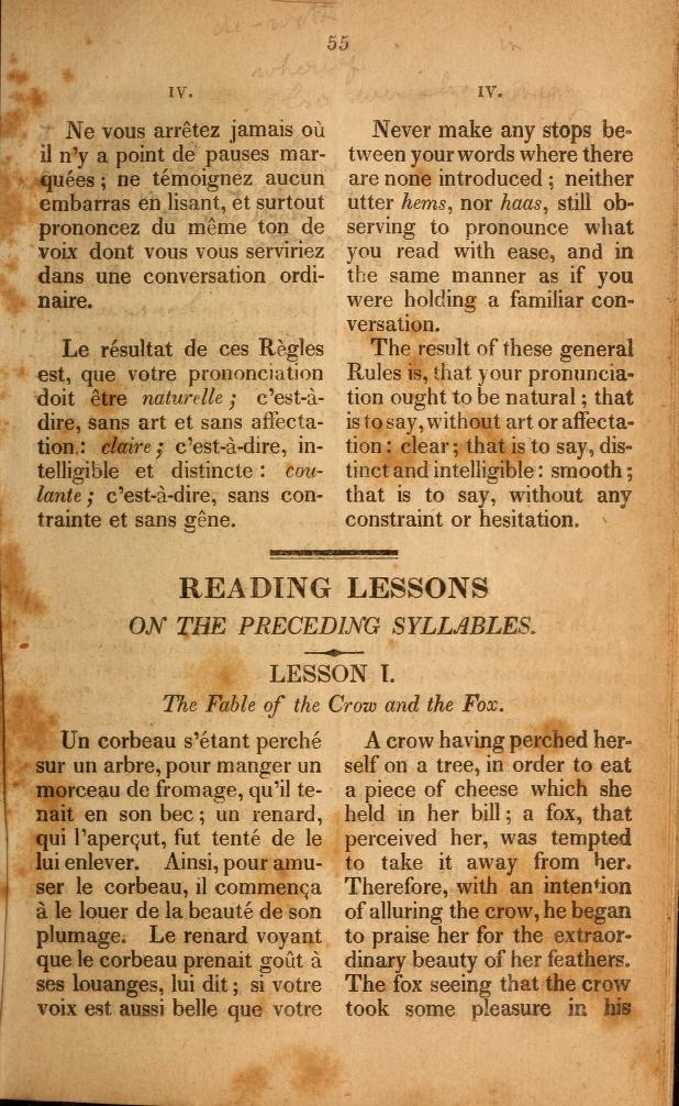 A French Spelling Book 1829