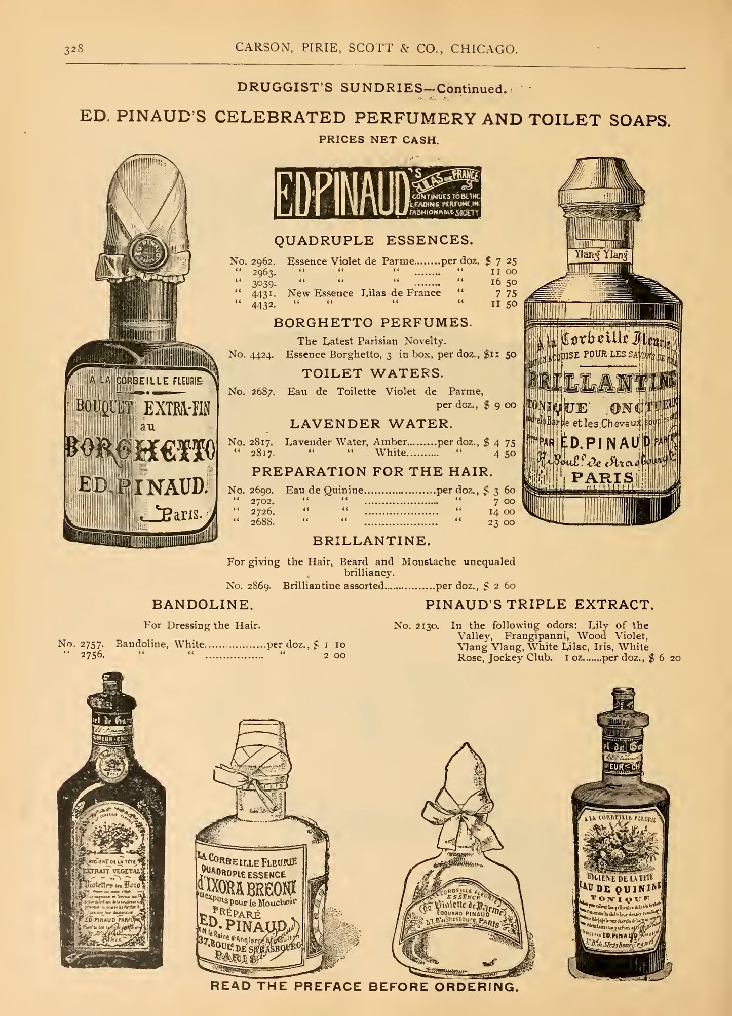 Carson Pirie Scott Illustrated Catalogue of Staple and Fancy Notions 1893
