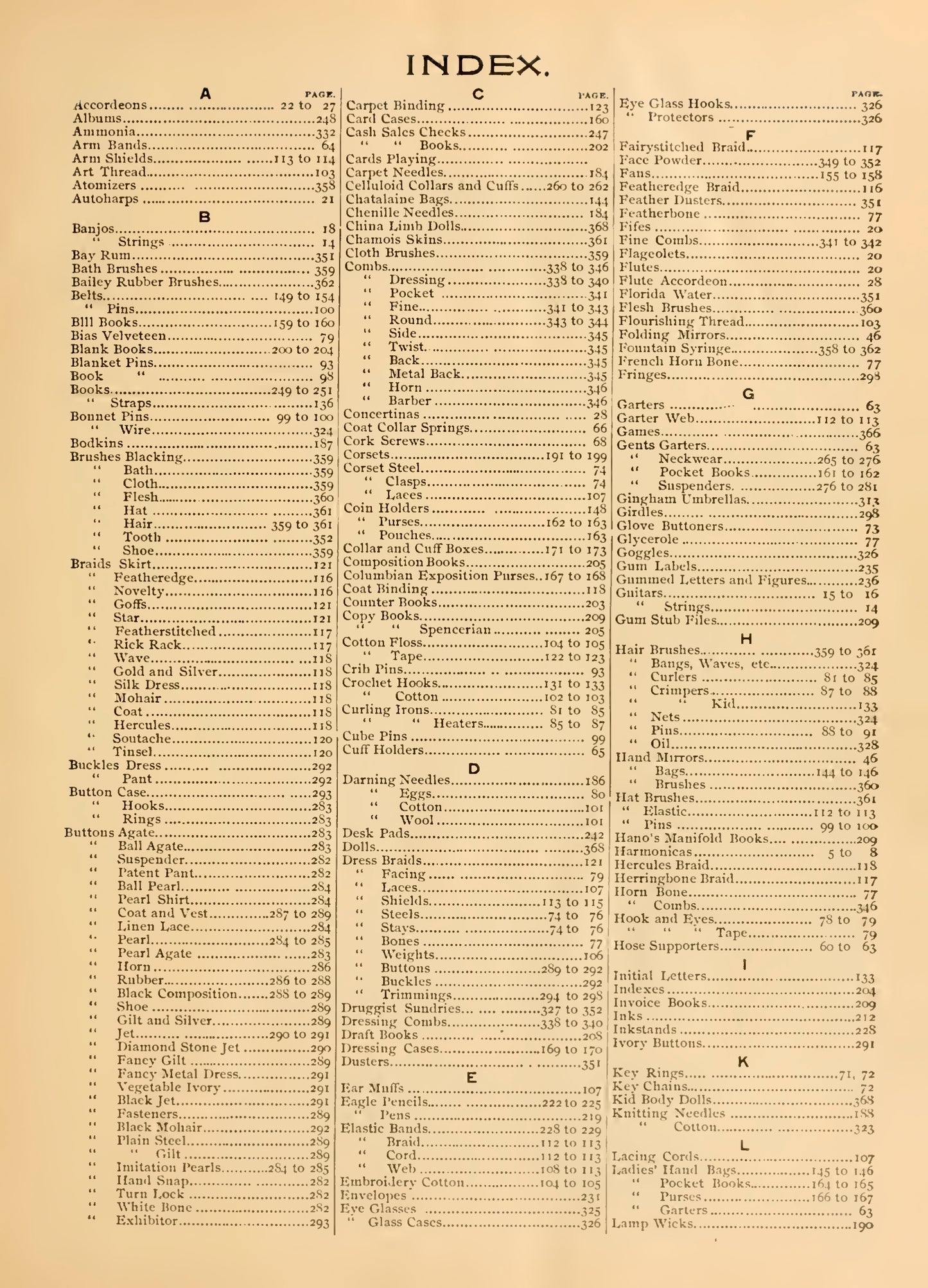 Carson Pirie Scott Illustrated Catalogue of Staple and Fancy Notions 1893