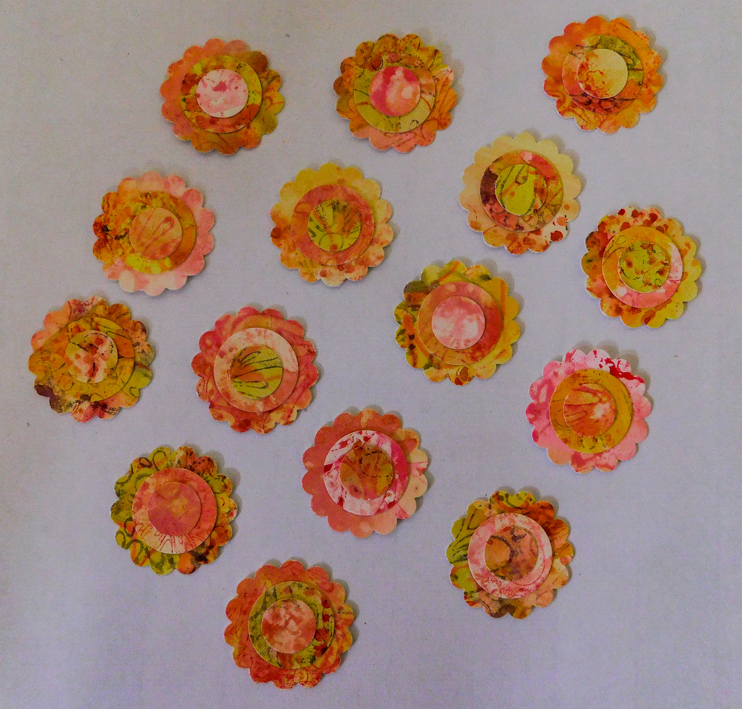 Painted Paper Flowers 2