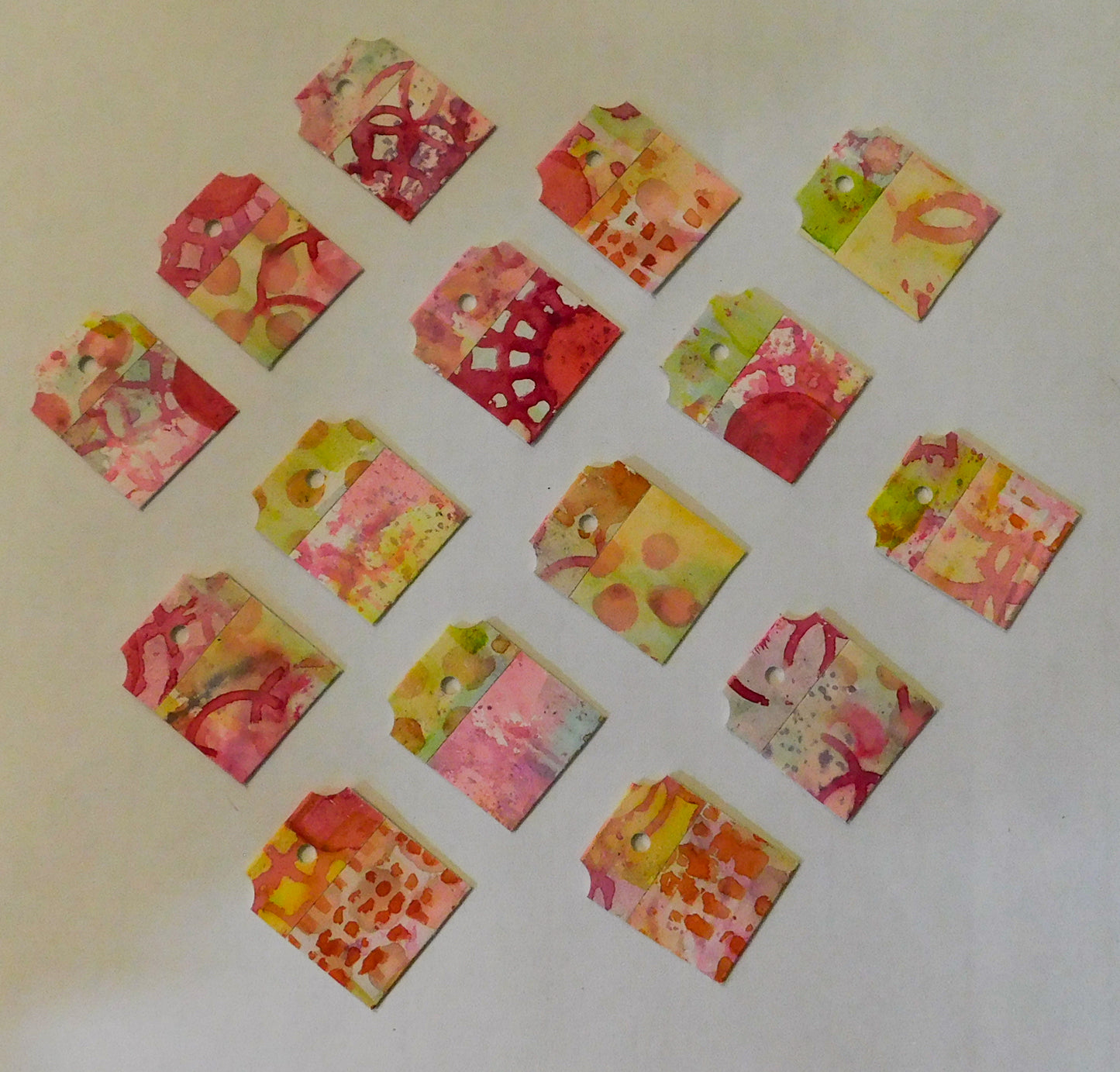 Painted Paper Tiny Tags 3