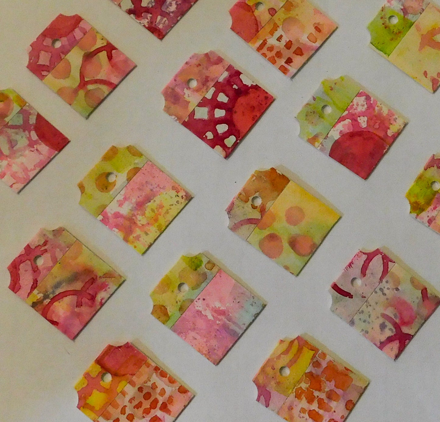 Painted Paper Tiny Tags 3
